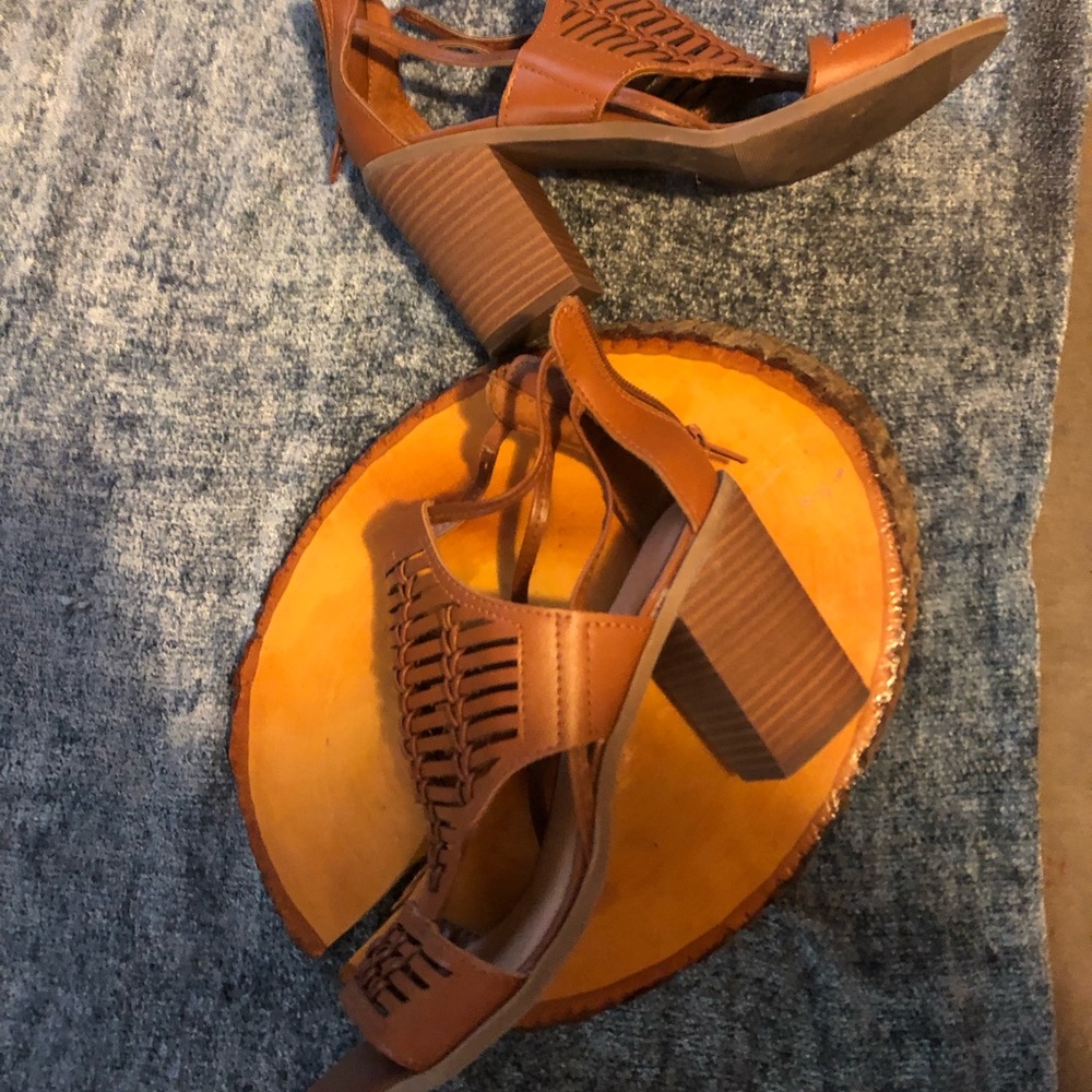 Target block heel sandals!